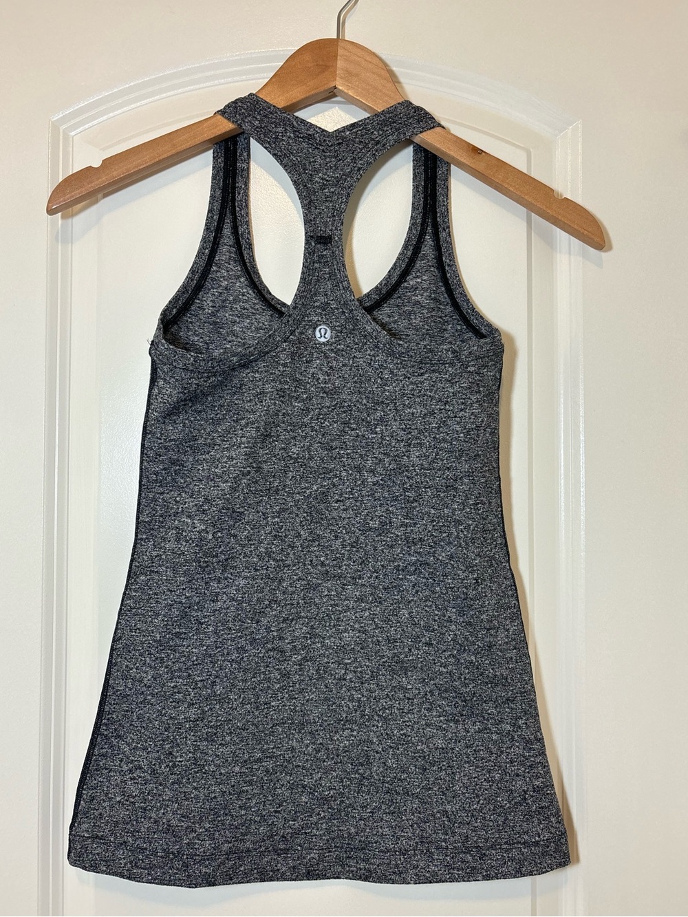 lululemon athletica Dark Heather Gray Racerback Tank